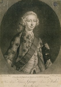 Giorgio, Principe di Galles (1738-1820), poi Giorgio III, inciso da John Faber, 1751